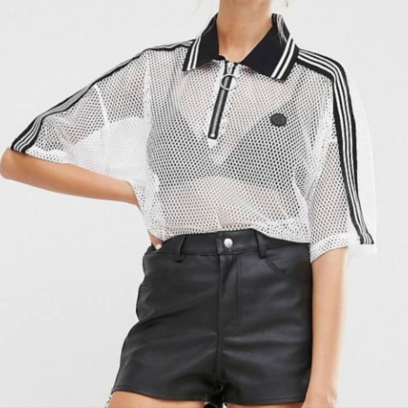 UNIF Laser Cut Polo Shirt Very Rare Size M NWOT'S - Picture 4 of 12